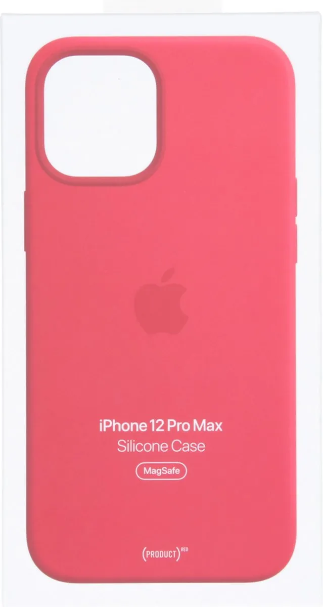 Apple - Siliconenhoesje - MagSafe - iPhone 12 Pro Max - Rood