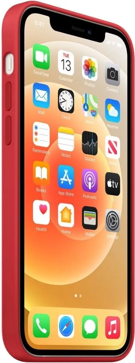 Apple Siliconenhoesje MagSafe MHLF3ZM/A iPhone 12 Pro Max - Rood - afbeelding 6 van 6