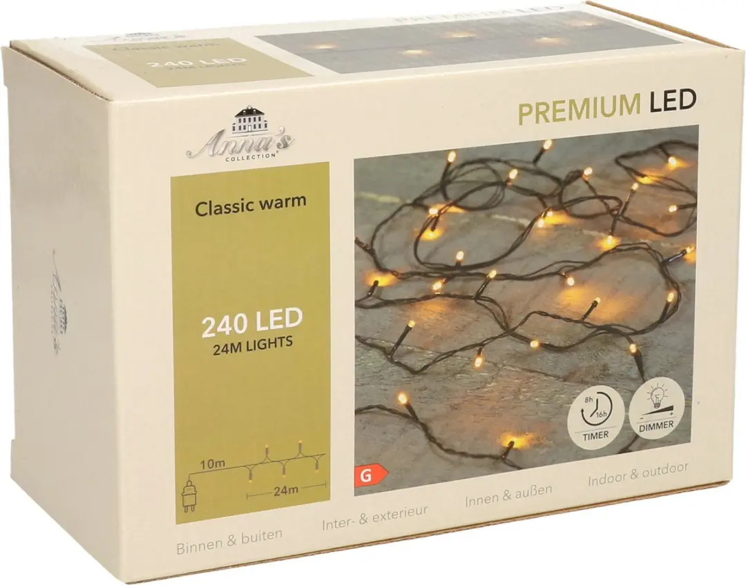 Anna's Collection Kerstverlichting 240 led lampjes
