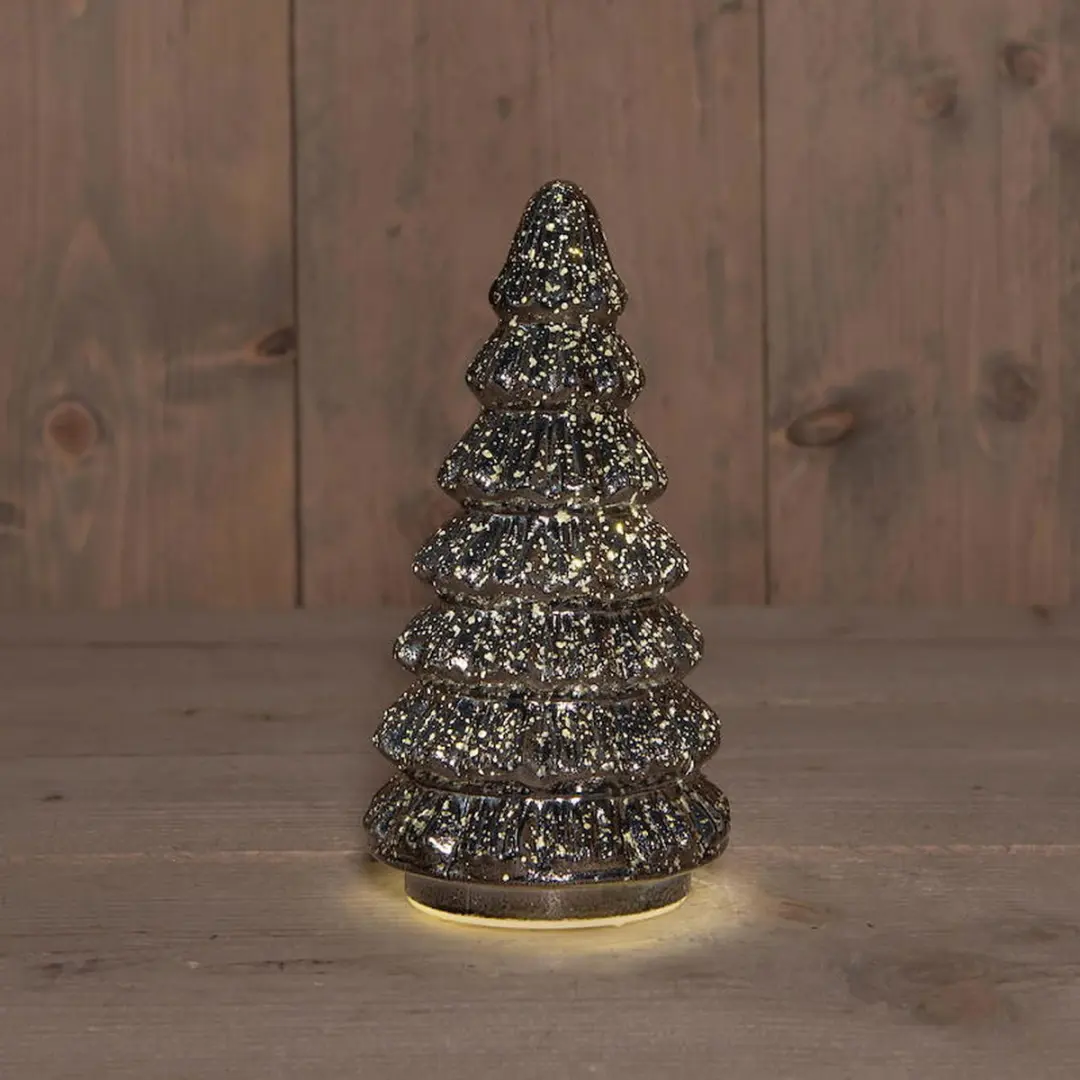 Anna's Collection LED Kerstboompje Goud 10-led 18,5x9,5cm - afbeelding 4 van 4