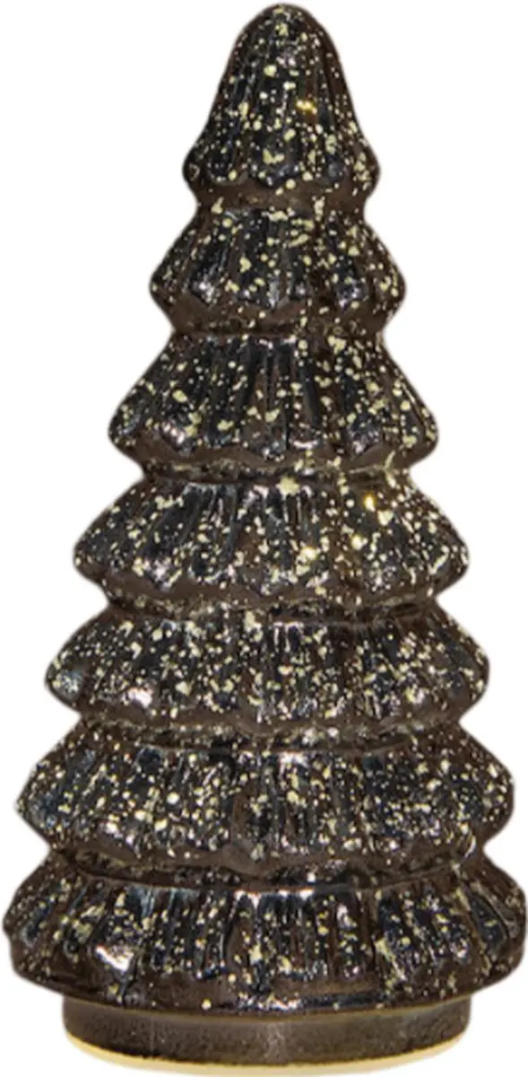 Anna's Collection LED Kerstboompje Goud 10-led 18,5x9,5cm - afbeelding 3 van 4