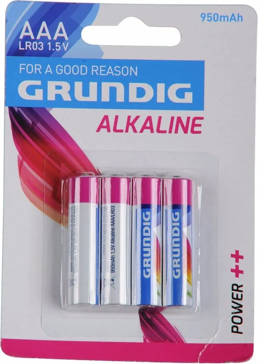 12x Grundig alkaline batterijen AAA