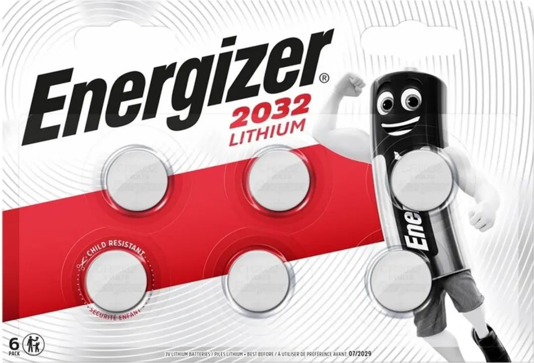 Energizer CR2032 Knoopcel 3V - 6 Stuks - afbeelding 3 van 6