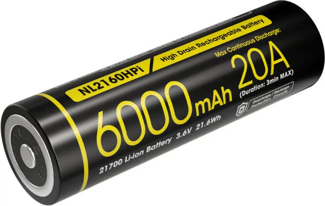 Nitecore NL2160HPi 21700 Oplaadbare Accu 6000mAh