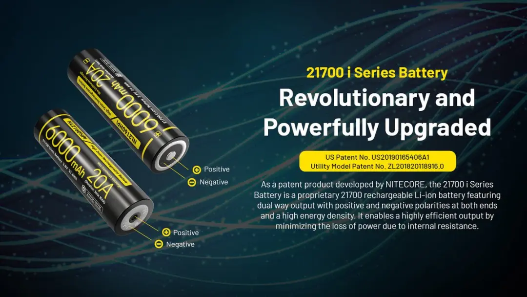 Nitecore NL2160HPi 21700 Oplaadbare Accu 6000mAh - afbeelding 5 van 6