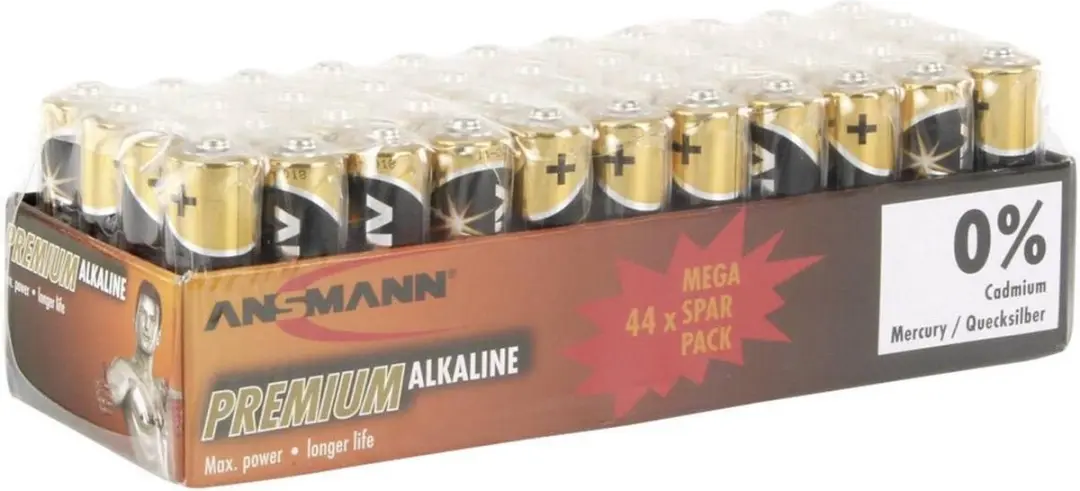 Ansmann LR06 AA Alkaline Batterijen - 44 Stuks - afbeelding 2 van 4