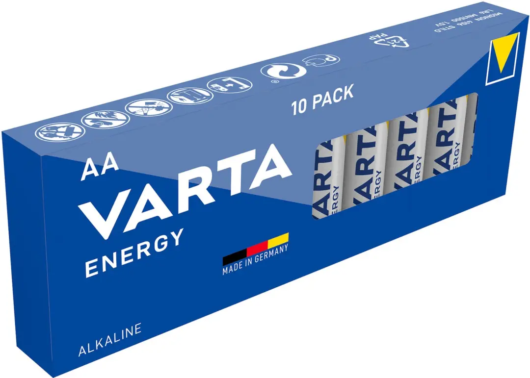 Varta Energy AA Alkaline - 10 Stuks - afbeelding 2 van 6