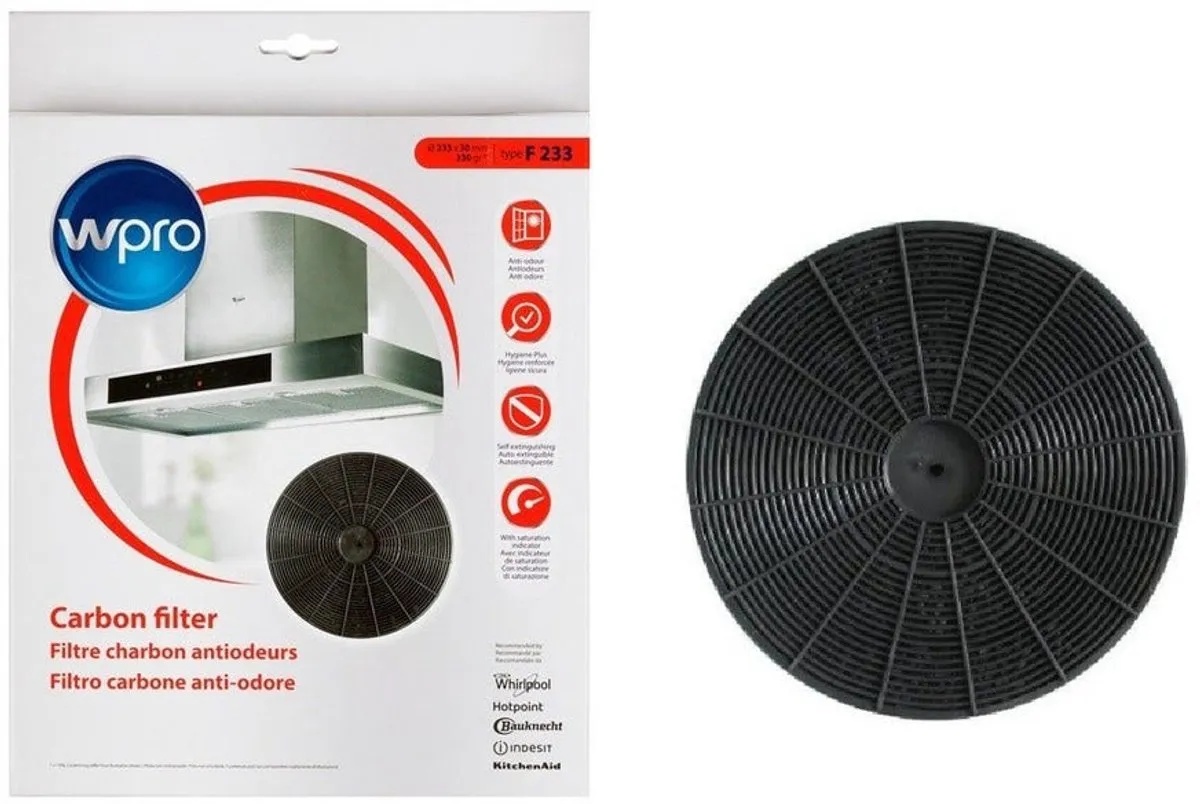 Whirlpool WPRO Koolstoffilter FAC509/F233 - Zwart