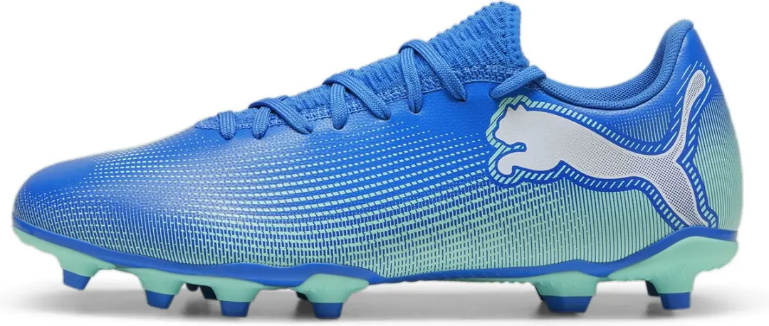 Puma Future 7 Play FG/AG Sportschoenen 46 - Hyperlink Blue-Mint - afbeelding 4 van 6