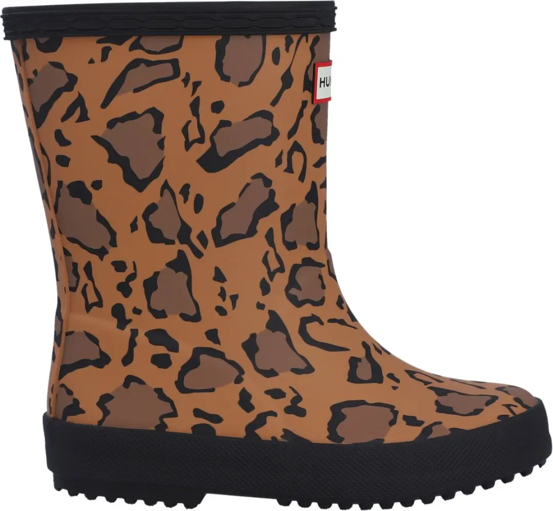Hunter First Leopard Print Boot Unisex Regenlaarzen