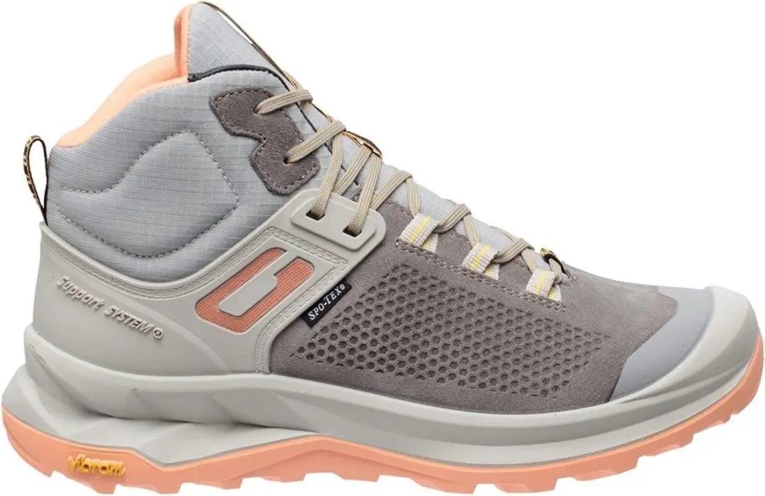 Grisport Discovery Mid grijs roze wandelschoenen uni (15407-177) - afbeelding 5 van 6