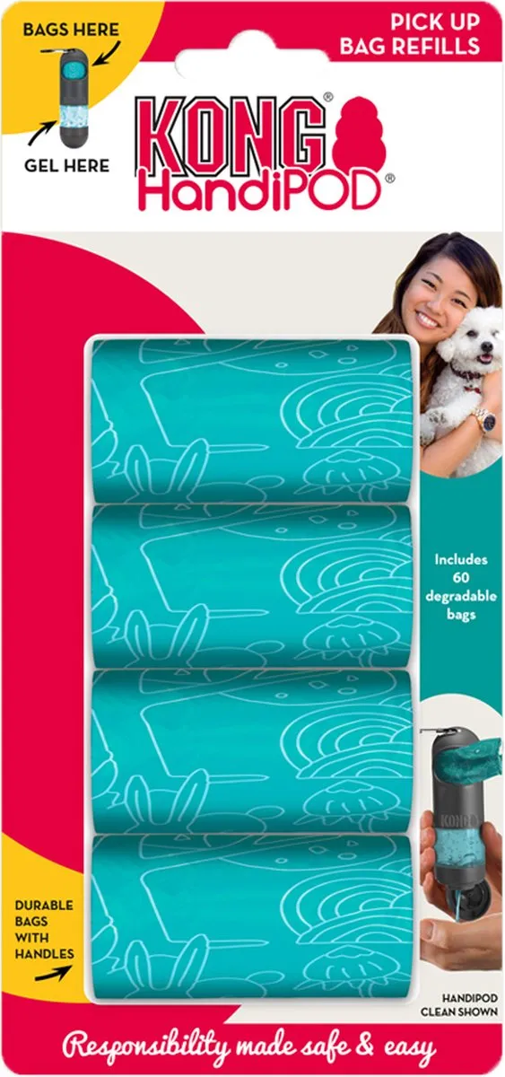 KONG HandiPod Refillpakket - 60 Stuks - Multi