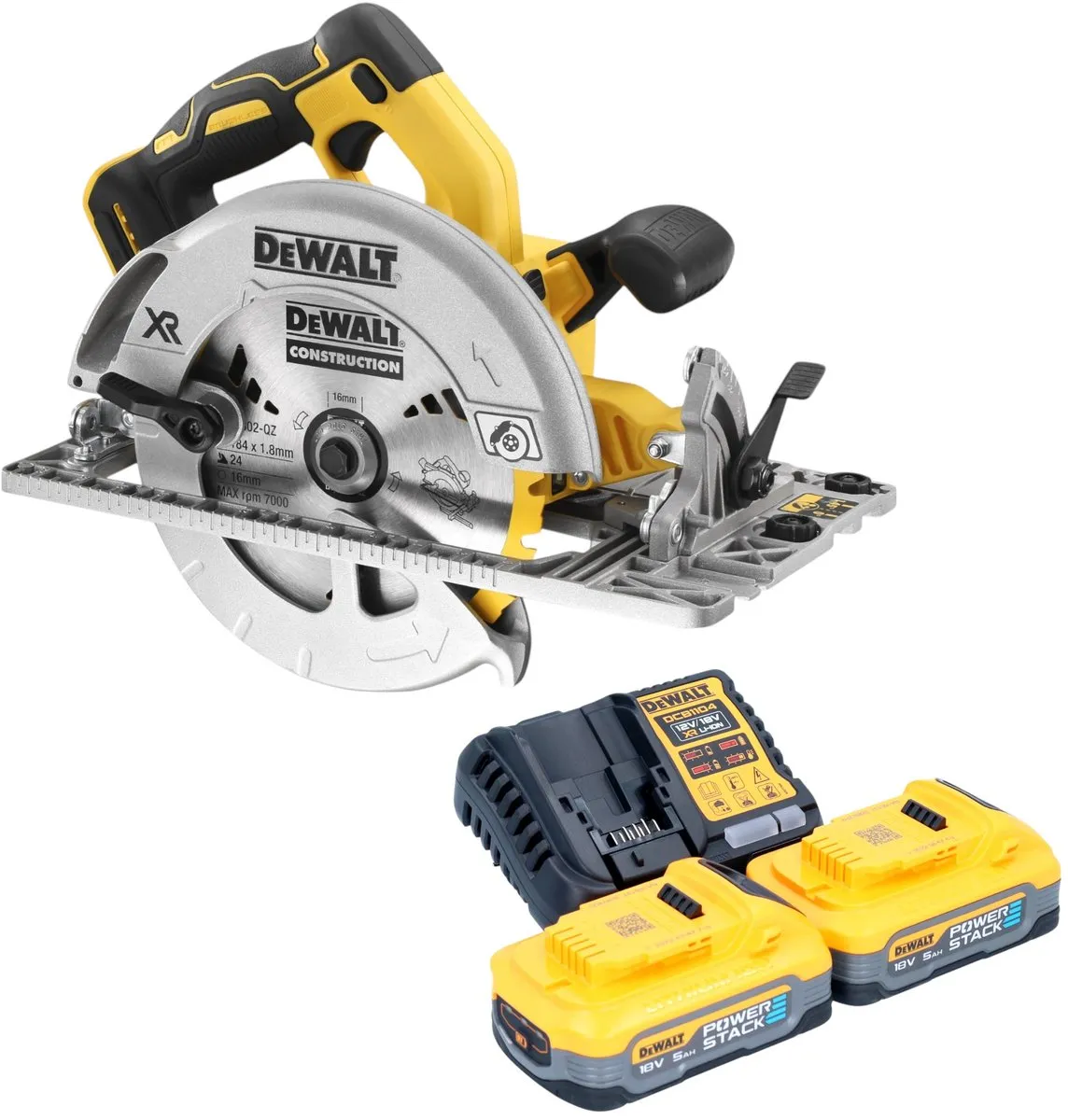 DeWalt DCS 572 H2 Accu Cirkelzaag 18V