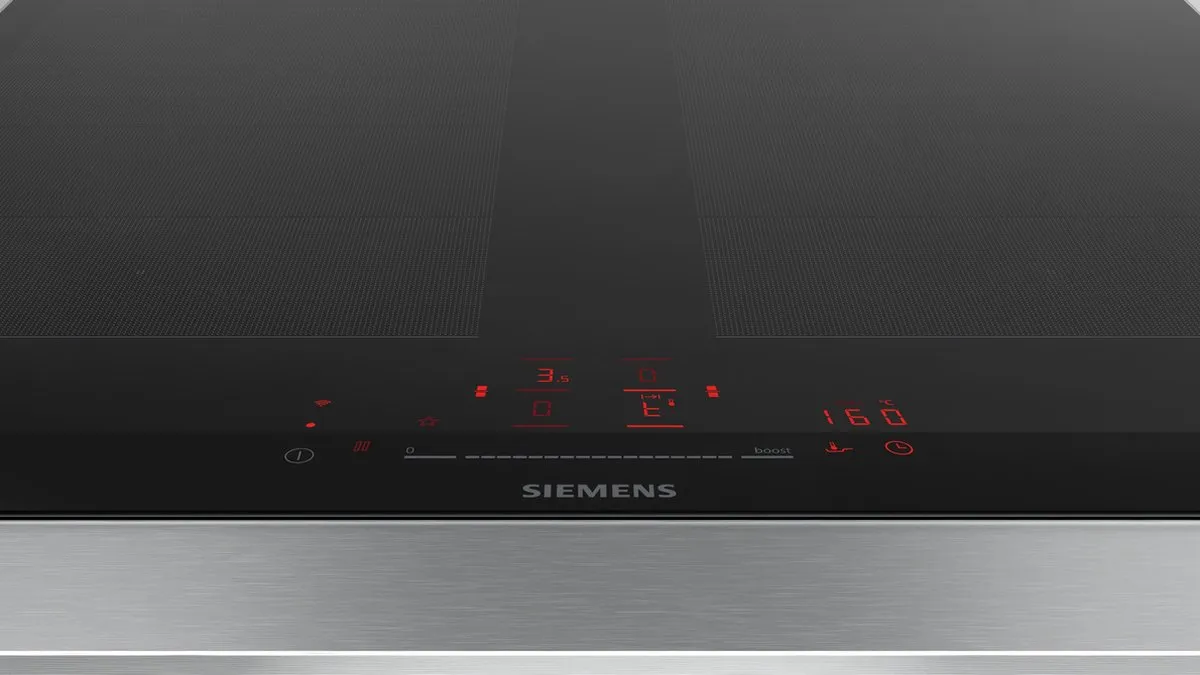 Siemens iQ700 EX675HXC1E Inductiekookplaat 60cm - 2 Zones - Zwart