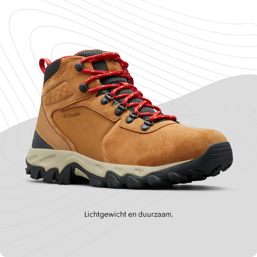 Columbia Newton Ridge Plus II Suede WP Wandelschoenen - Mountain Red - afbeelding 6 van 6