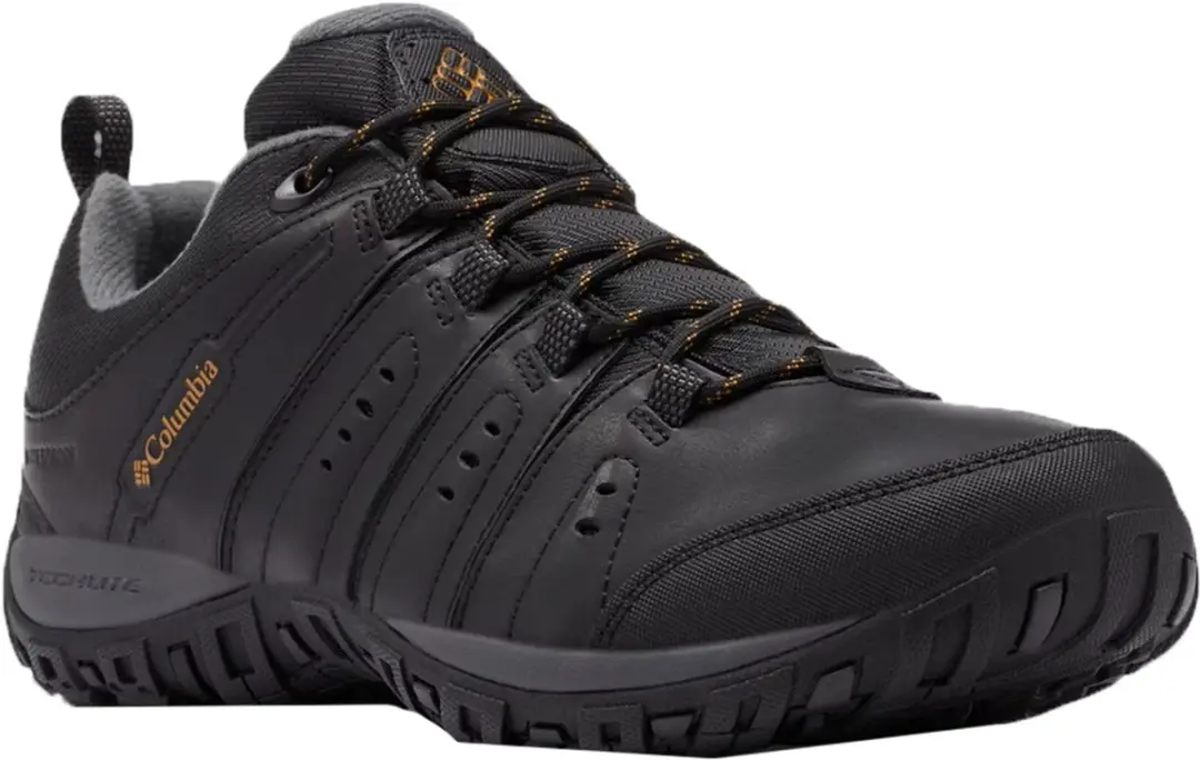 Columbia Woodburn II Waterproof Heren Wandelschoenen - Zwart - afbeelding 2 van 6