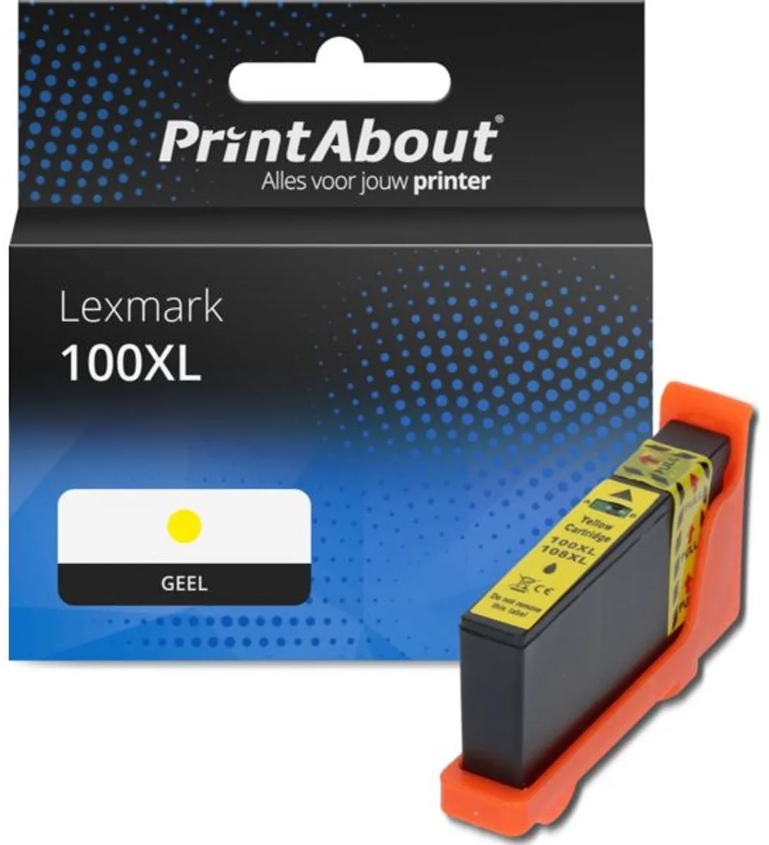 PrintAbout Inktcartridge 14N1071E Geel