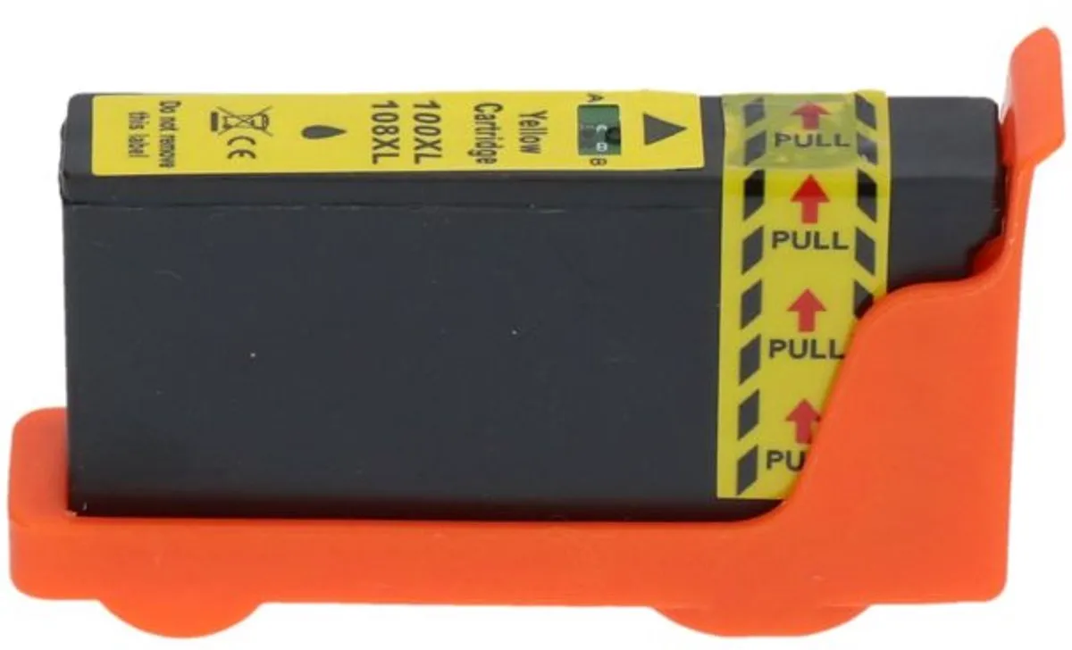 PrintAbout Inktcartridge 14N1071E Geel - 700 Pagina's - Lexmark