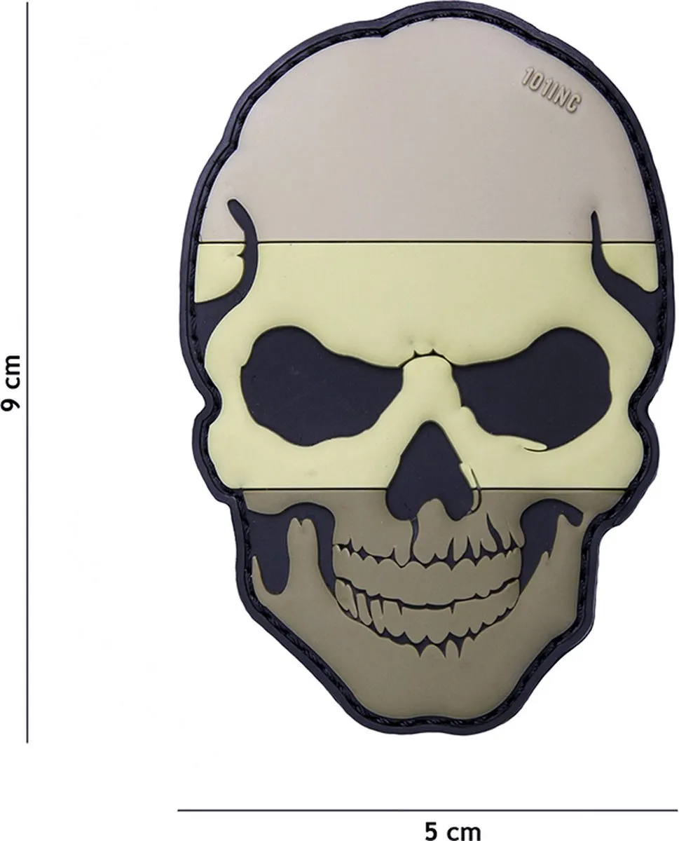101 Inc Embleem 3D Pvc Skull Nederland Subdued