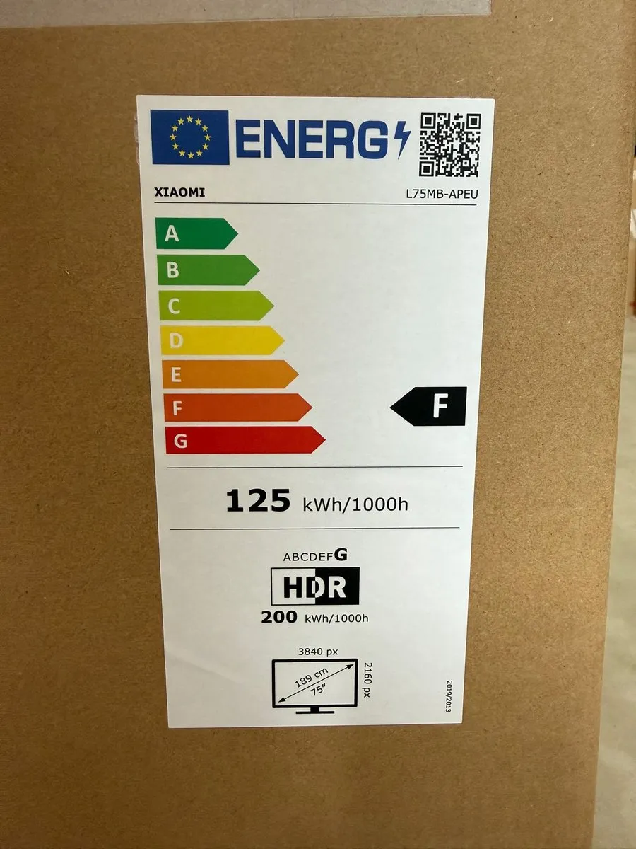 Xiaomi TV S Mini LED 75 inch Smart TV - 4K UHD - 120Hz - Dolby Vision