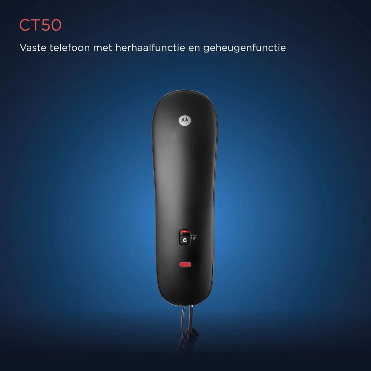 Motorola CT50 Landline Telefoon - Zwart