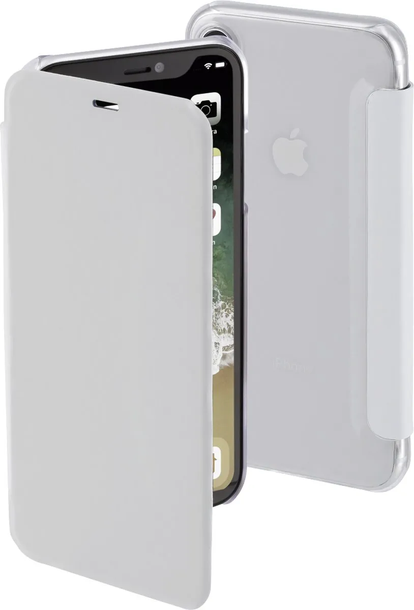 Hama Booklet Case iPhone XR - Transparant/Wit
