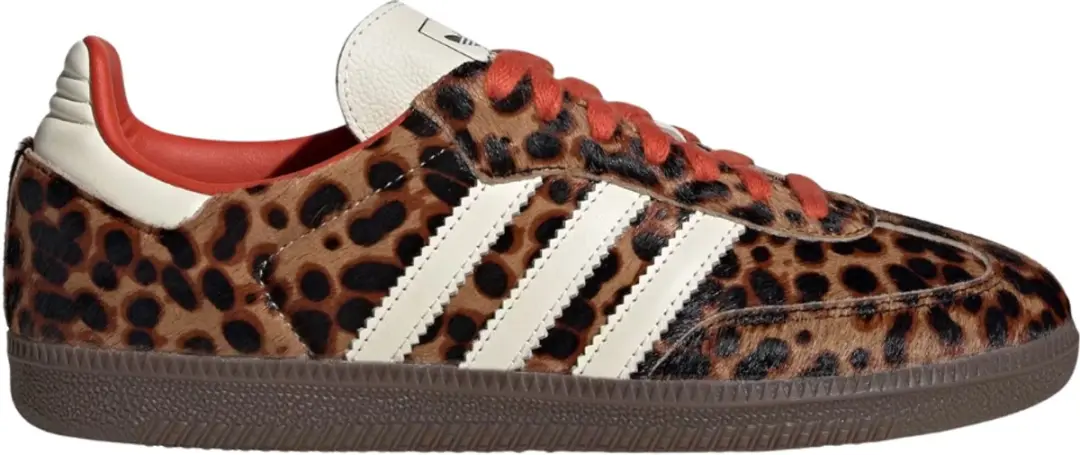Adidas Samba OG W Leopard Bruin Dames Sneaker