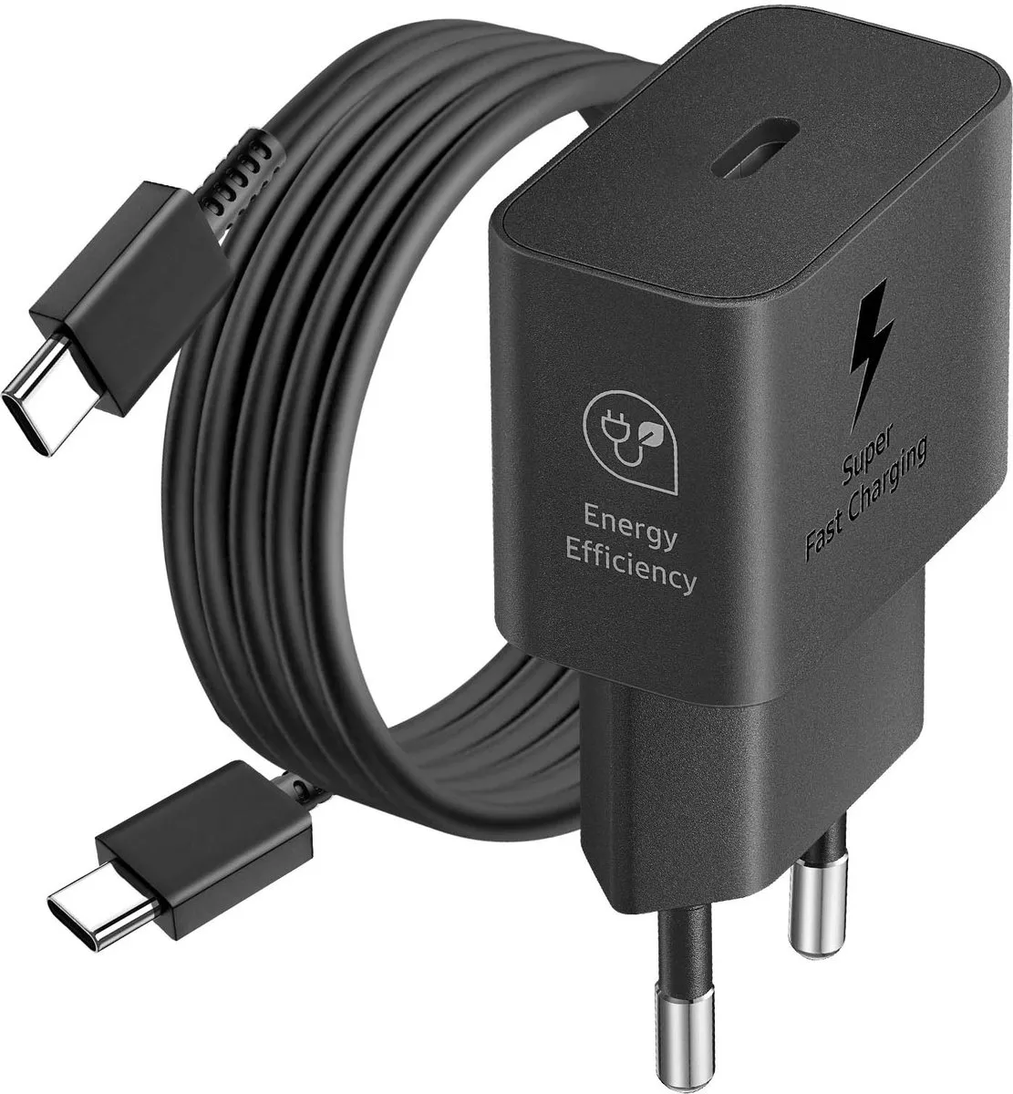 Samsung EP-T2510XBEGEU Adapter 25W - USB-C Kabel 1m - Zwart