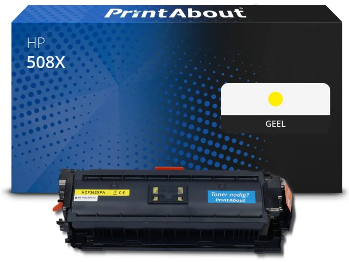 PrintAbout Huismerk HP 508X CF362X Toner Geel