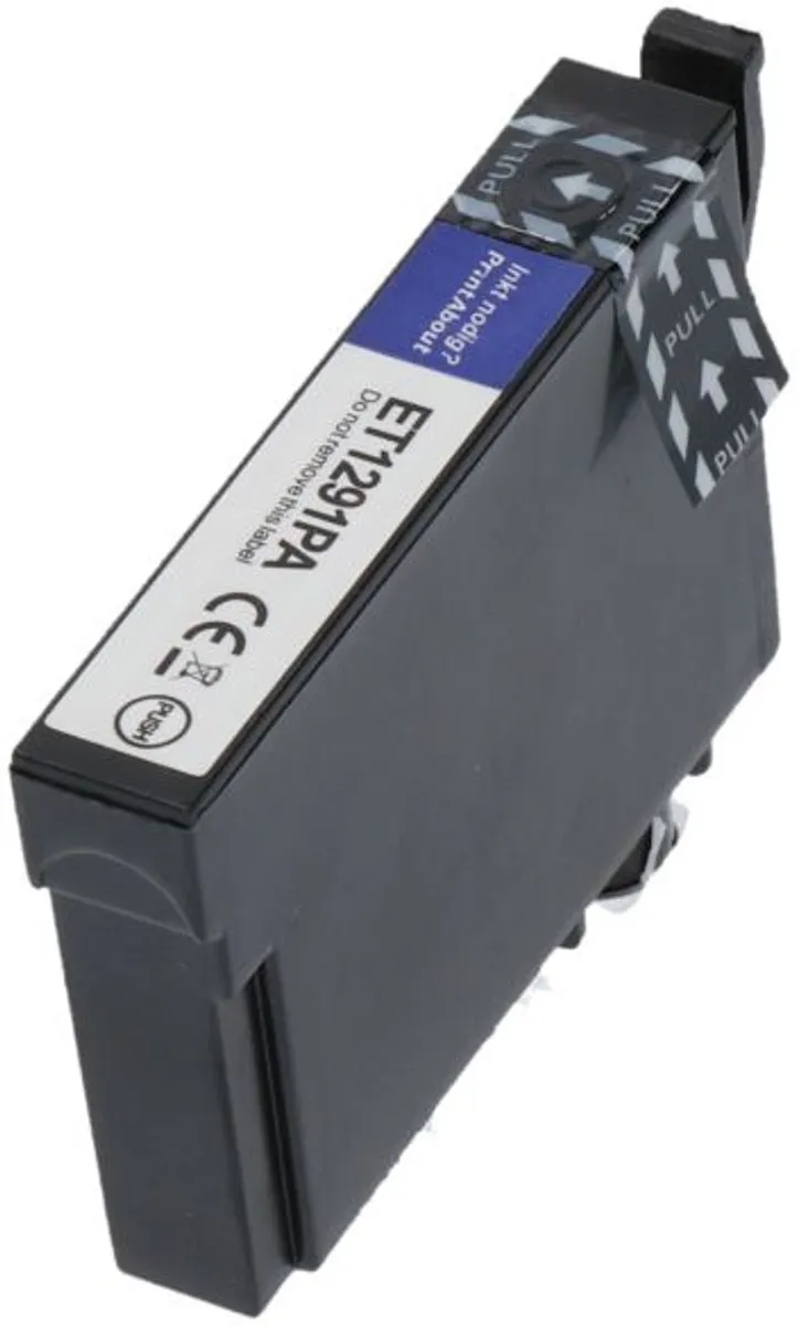 PrintAbout T1291 Inktcartridge - Zwart - 650 pagina's