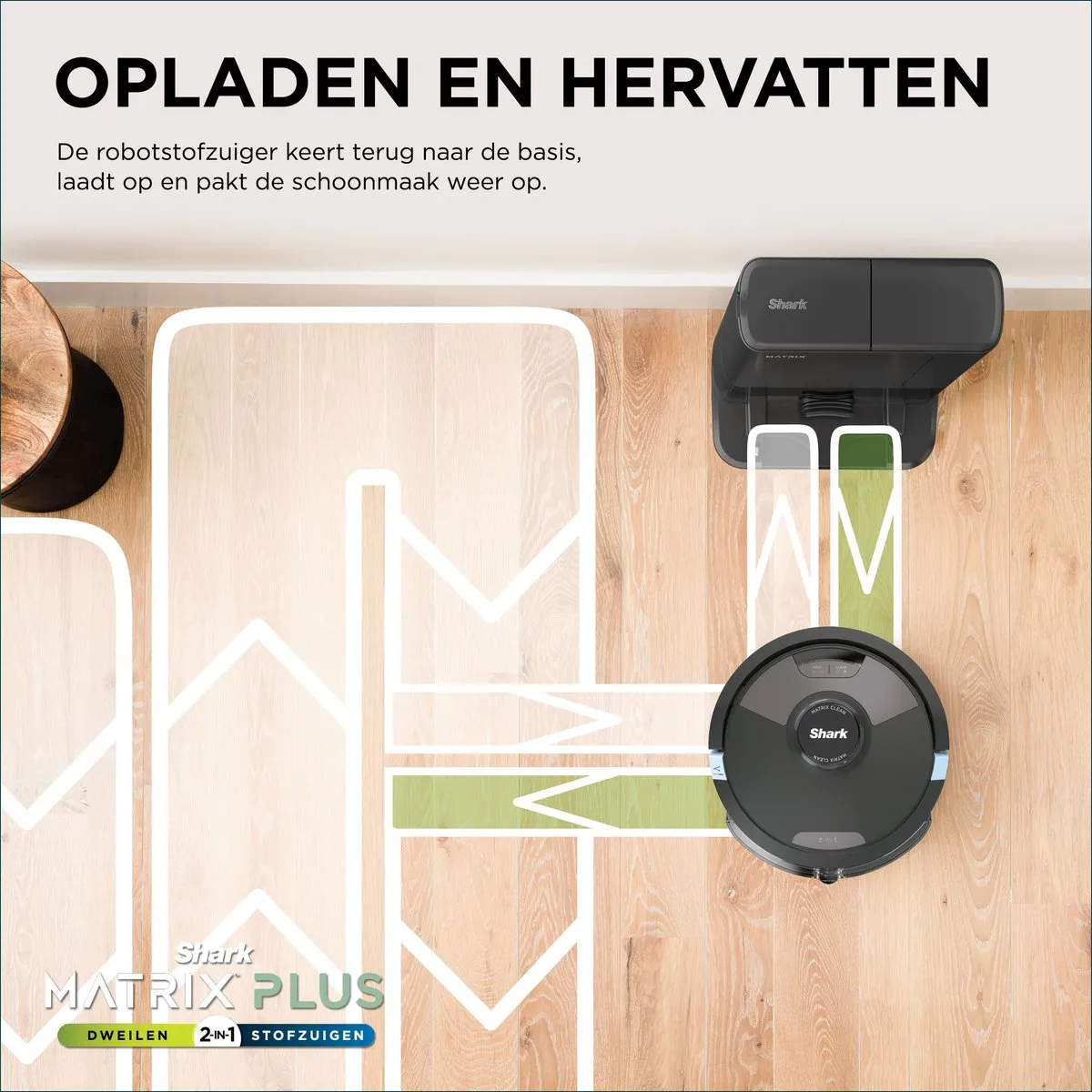 Shark Matrix Plus RV2620WAEU Dweil- en Zuigrobot - Zwart - afbeelding 6 van 6