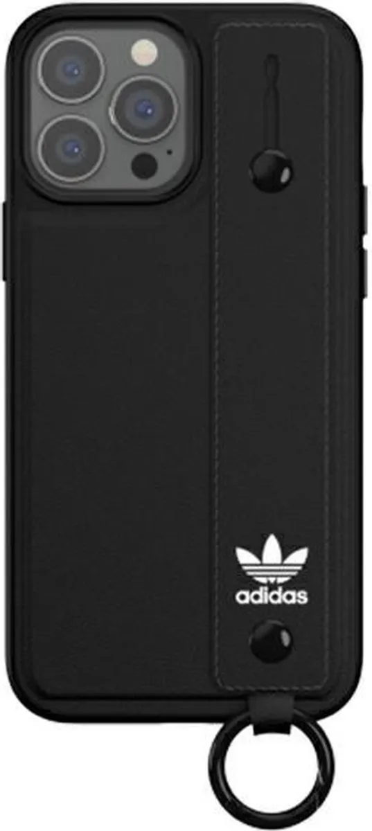 adidas Hand Strap Back Cover iPhone 13 Pro Max - Zwart