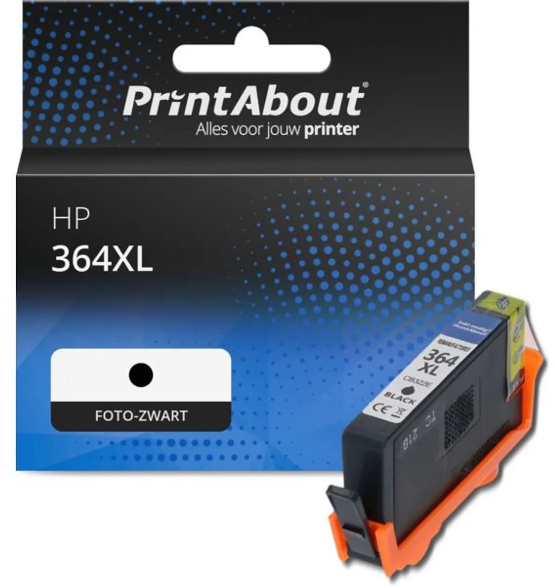 PrintAbout HP 364XL Inktcartridge Foto-zwart