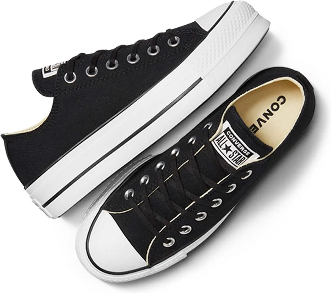 Converse Chuck Taylor All Star Platform Lage Sneakers - Zwart - afbeelding 4 van 6