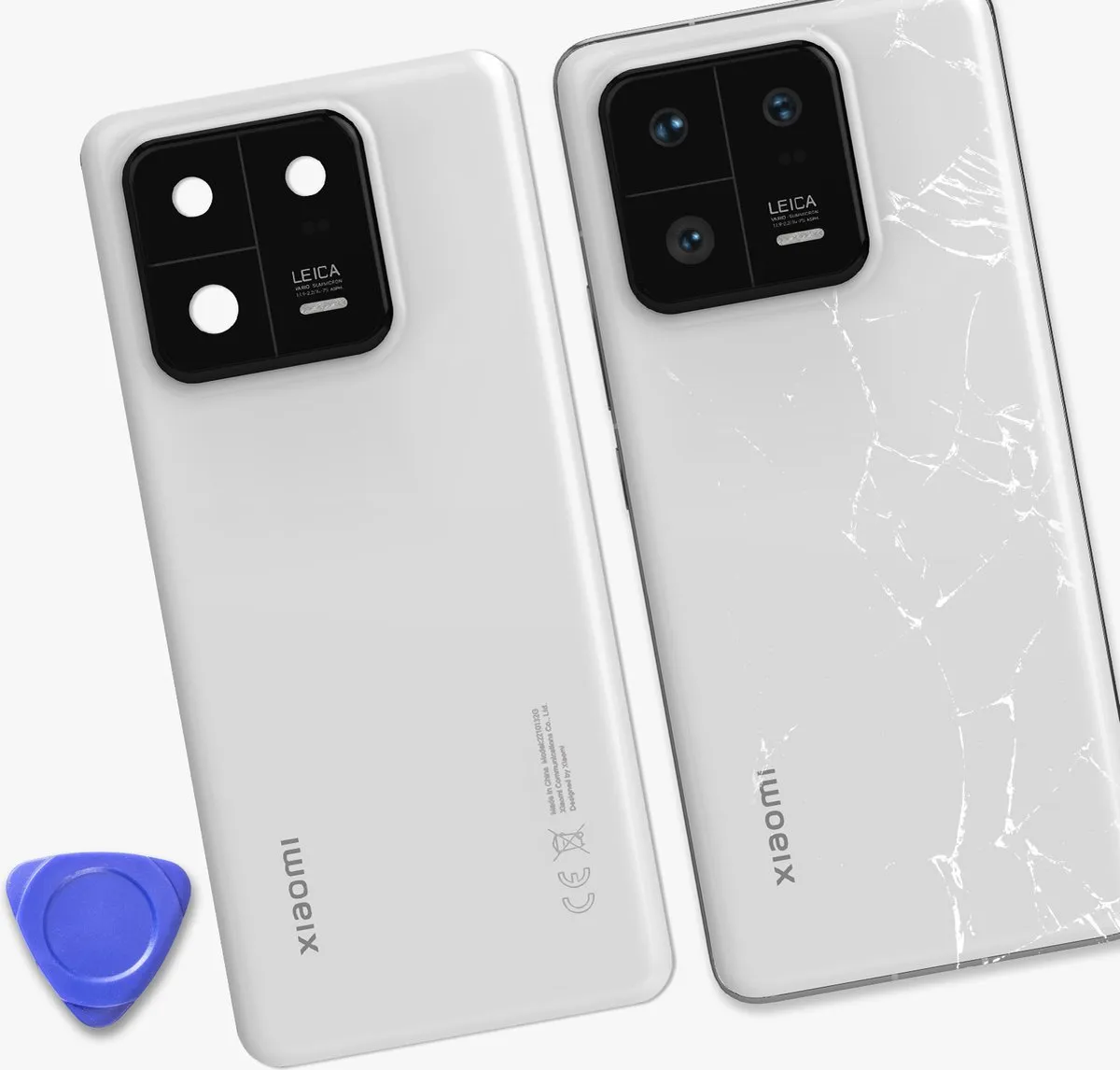 Xiaomi 13 Pro Achterglas - Wit