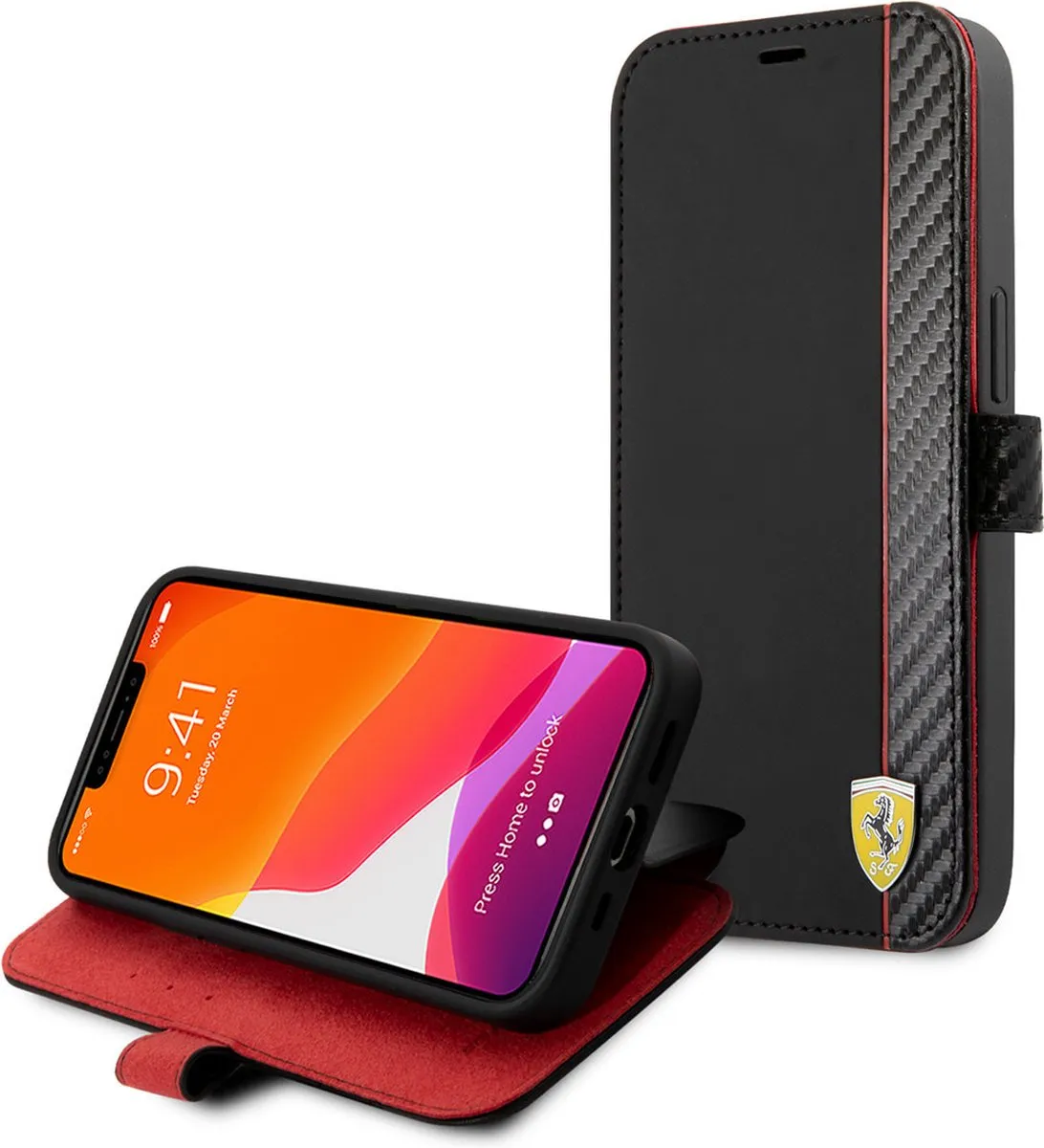 Ferrari iPhone 13 Mini Bookcase Hoesje 3666339026592