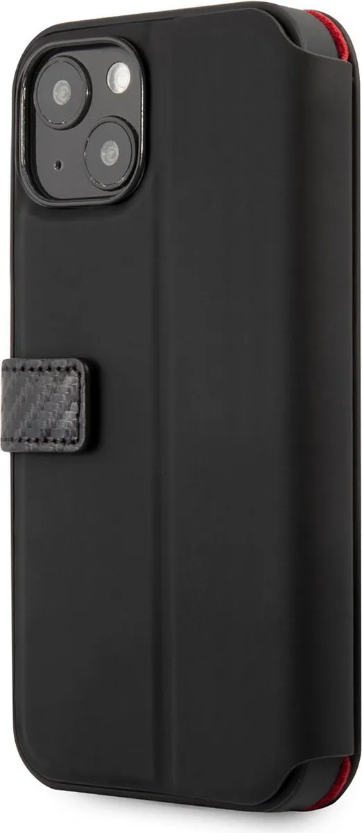 Ferrari iPhone 13 Mini Bookcase Hoesje 3666339026592 - Zwart - afbeelding 6 van 6