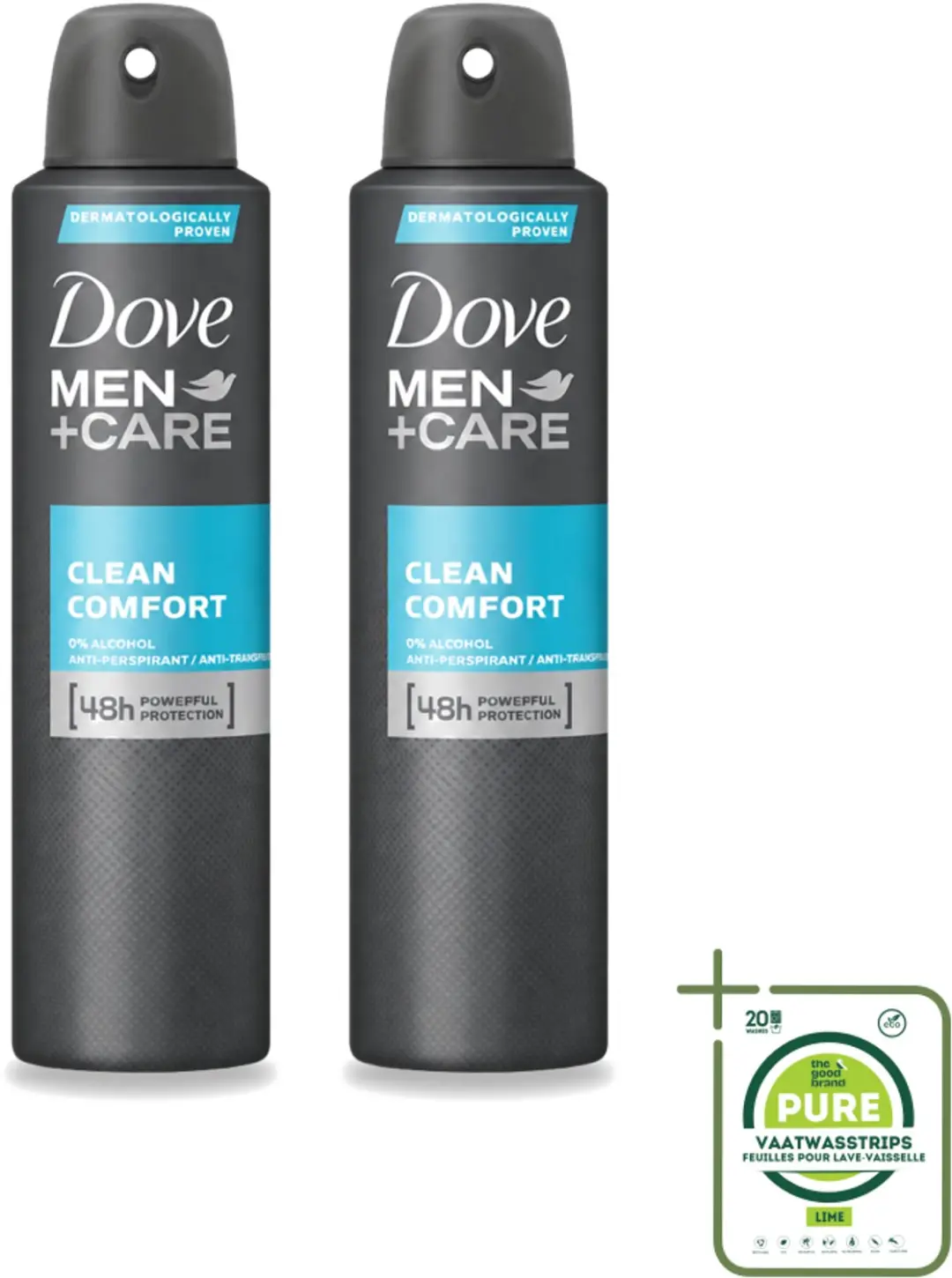 2 x Dove Men+Care