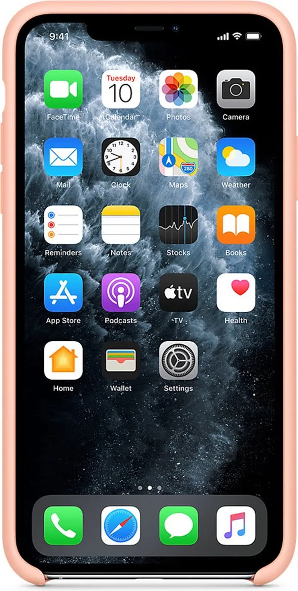 Apple Siliconen Hoesje iPhone 11 Pro Max MY1H2ZM/A - Lichtoranje