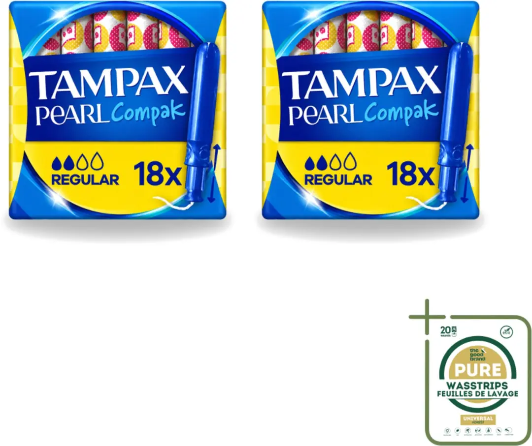 2 x Tampax Pearl Compak