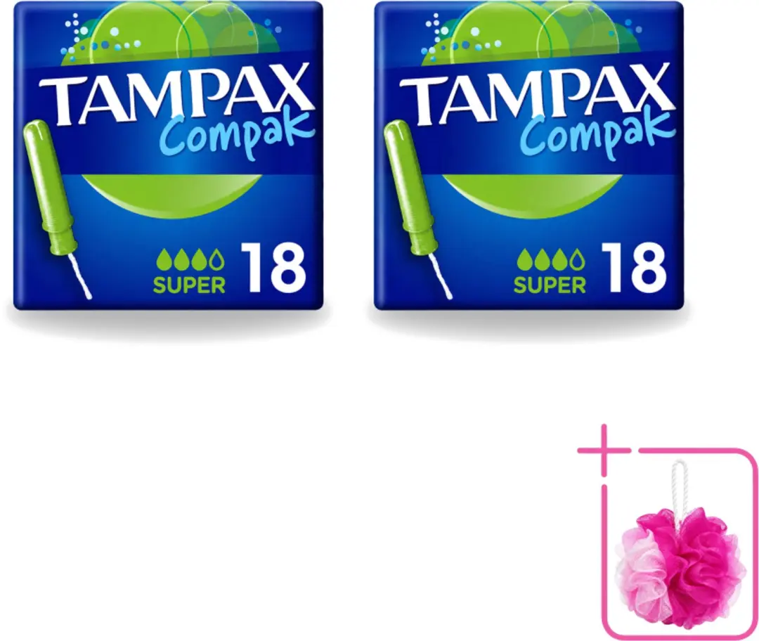 2 x Tampax Compak