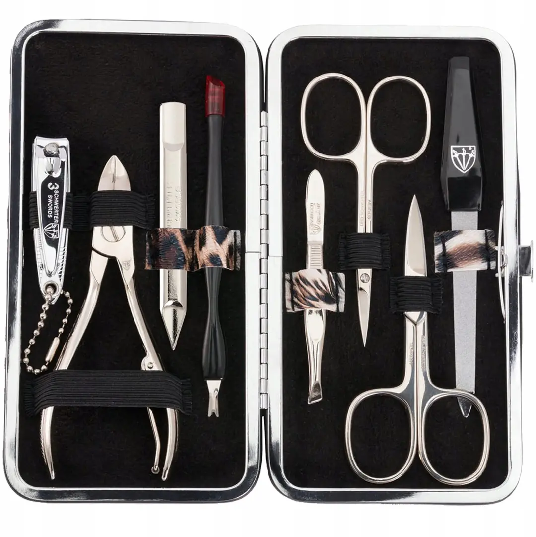 Drei Schwerter Sanremo Manicure Set 7-delig met Luxe Etui