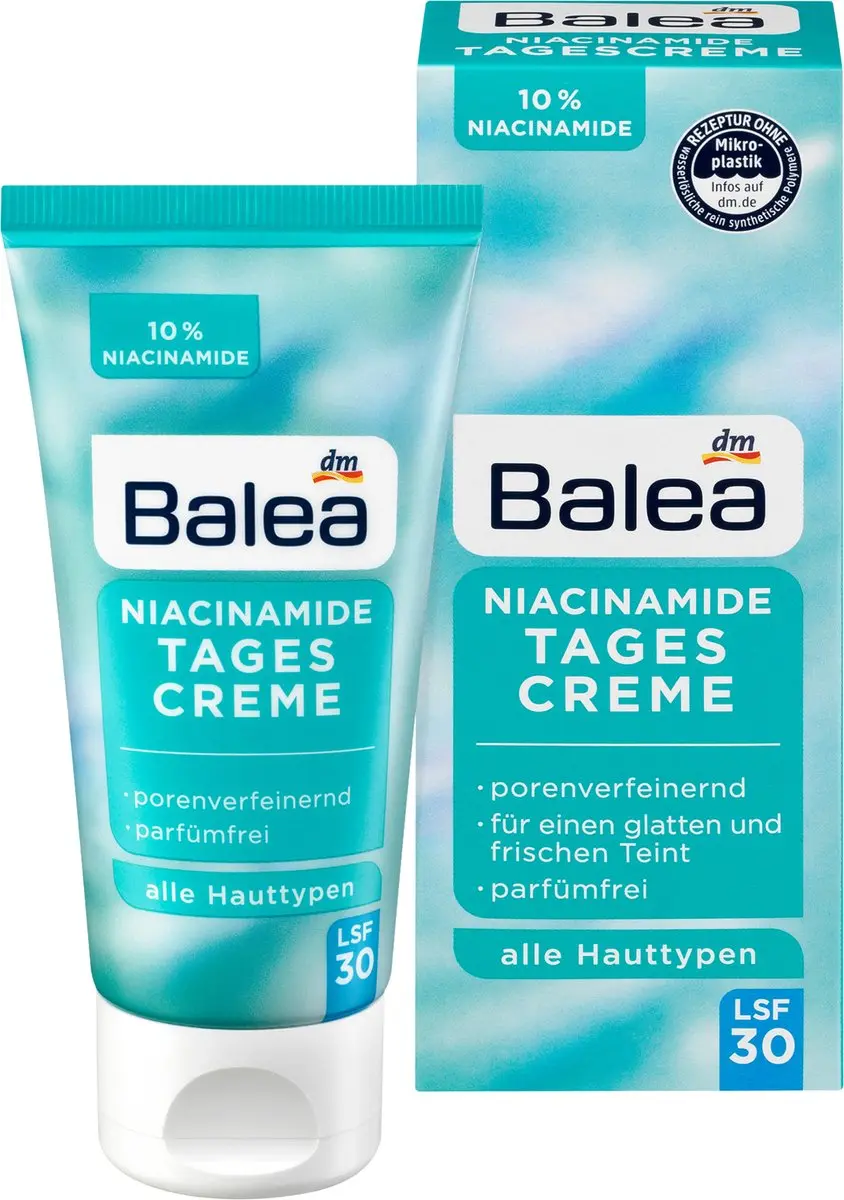 Balea Niacinamide Dagcrème SPF30, 50 ml