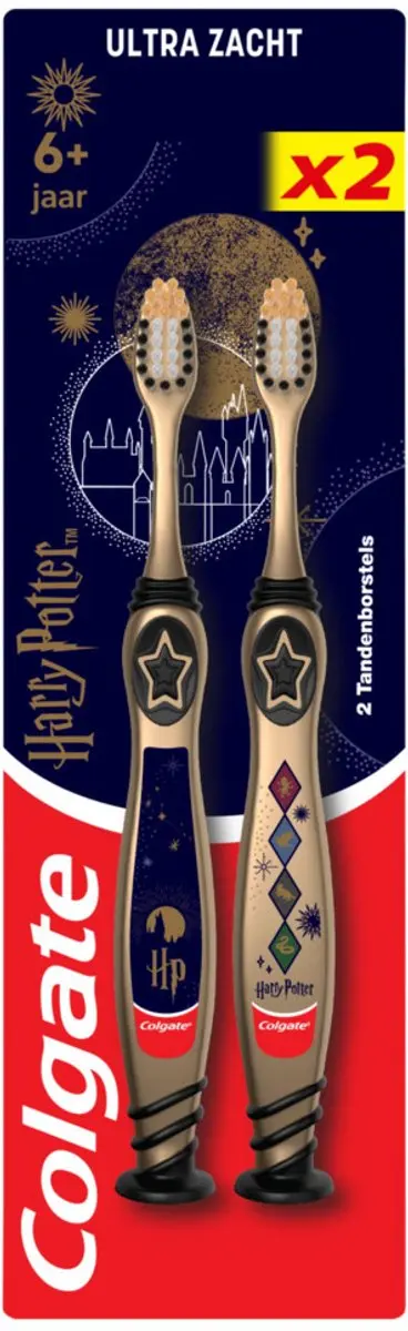 Colgate Tandenborstel Kids Harry Potter 2 stuks