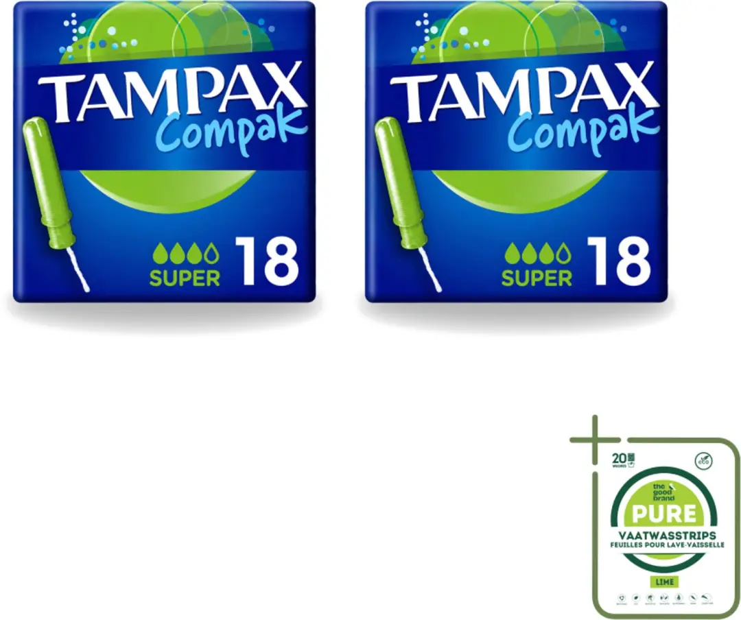2 x Tampax Compak