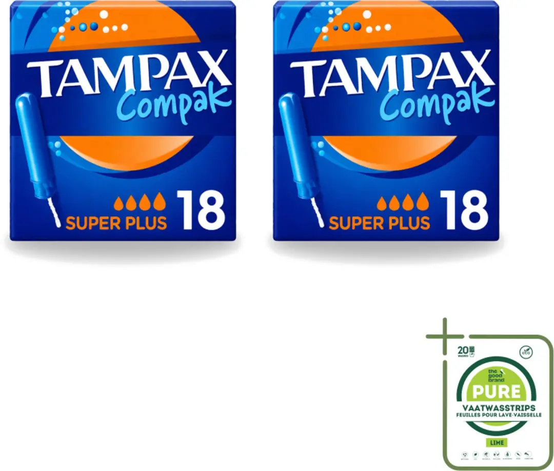 2 x Tampax Compak