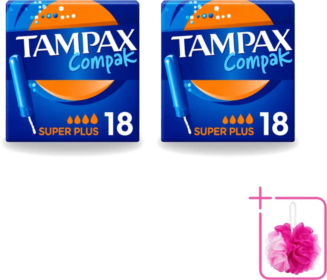 2 x Tampax Compak