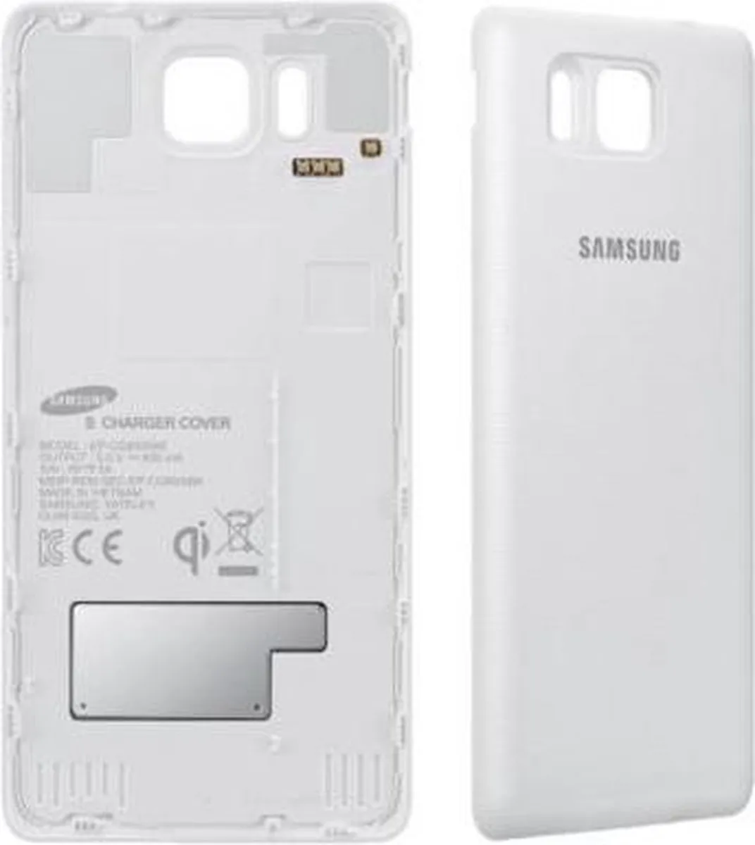 Samsung Galaxy Alpha Wireless Opladerhoes - Wit