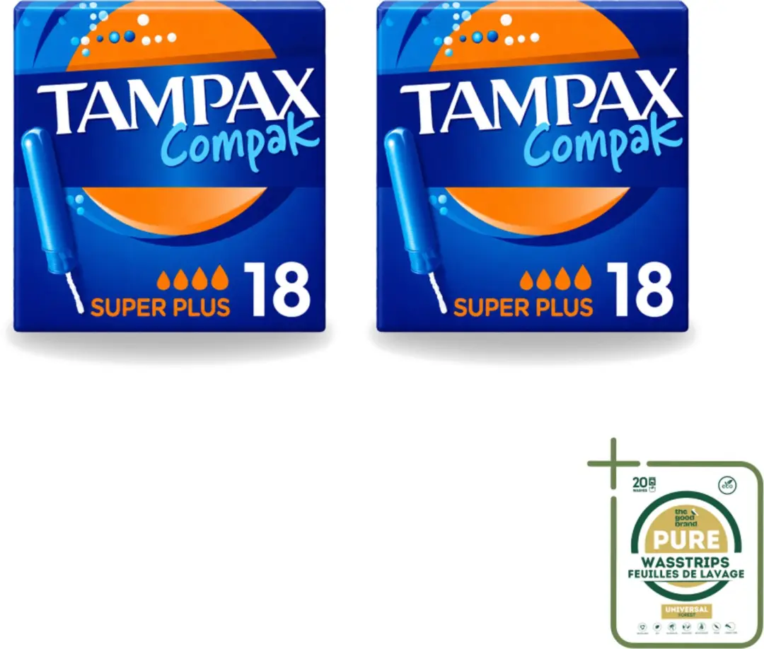 2 x Tampax Compak