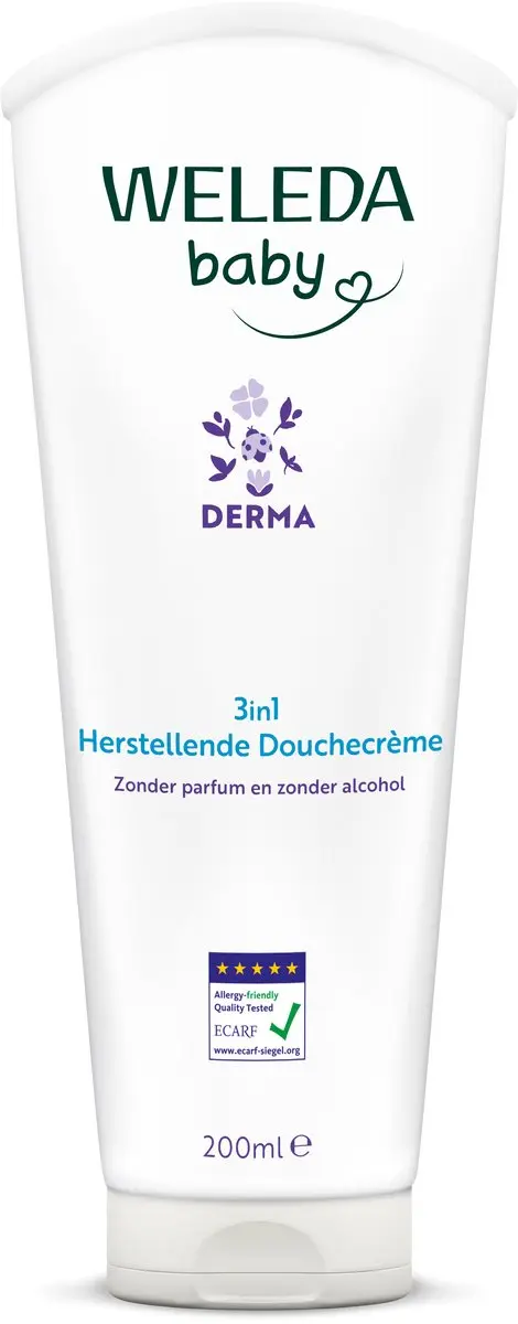 WELEDA Baby Derma 3-in-1 Herstellende Douchecrème
